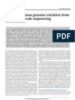A Map of Human Genome Variation From Population Scale Sequencing