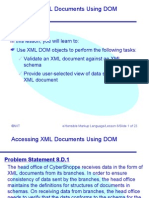 Accessing XML Documents Using DOM: Objectives