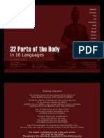 32 Parts of Body in 16 Languages