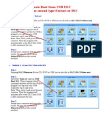 Create Boot From USB DLC With The Second Type Extract or ISO