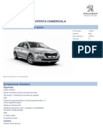 Oferta Comerciala: Peugeot 301 1.2 Vti 72Cp Active
