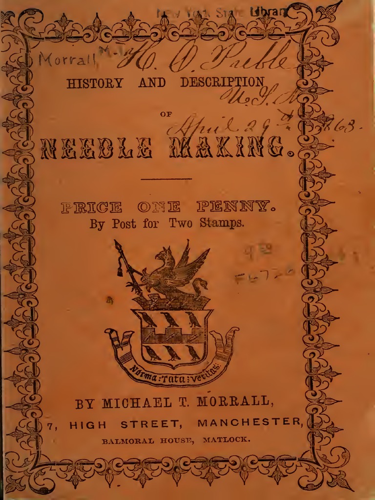 History and Description of Needle Making PDF Glossary Of Patent Law