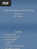 Agile Estimation and Planning