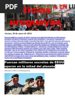 Noticias Uruguayas Viernes 10 de Enero Del 2014