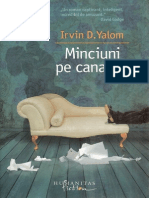 Irvin d Yalom Minciuni Pe Canapea