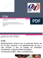 ETAV: Eventos adversos tras vacunación