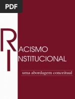Racismo Institucional Uma Abordagem Conceitual1