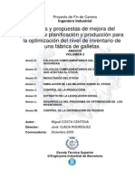 Análisis y Propuestas de Mejora Del Proceso de Planificación y Producción