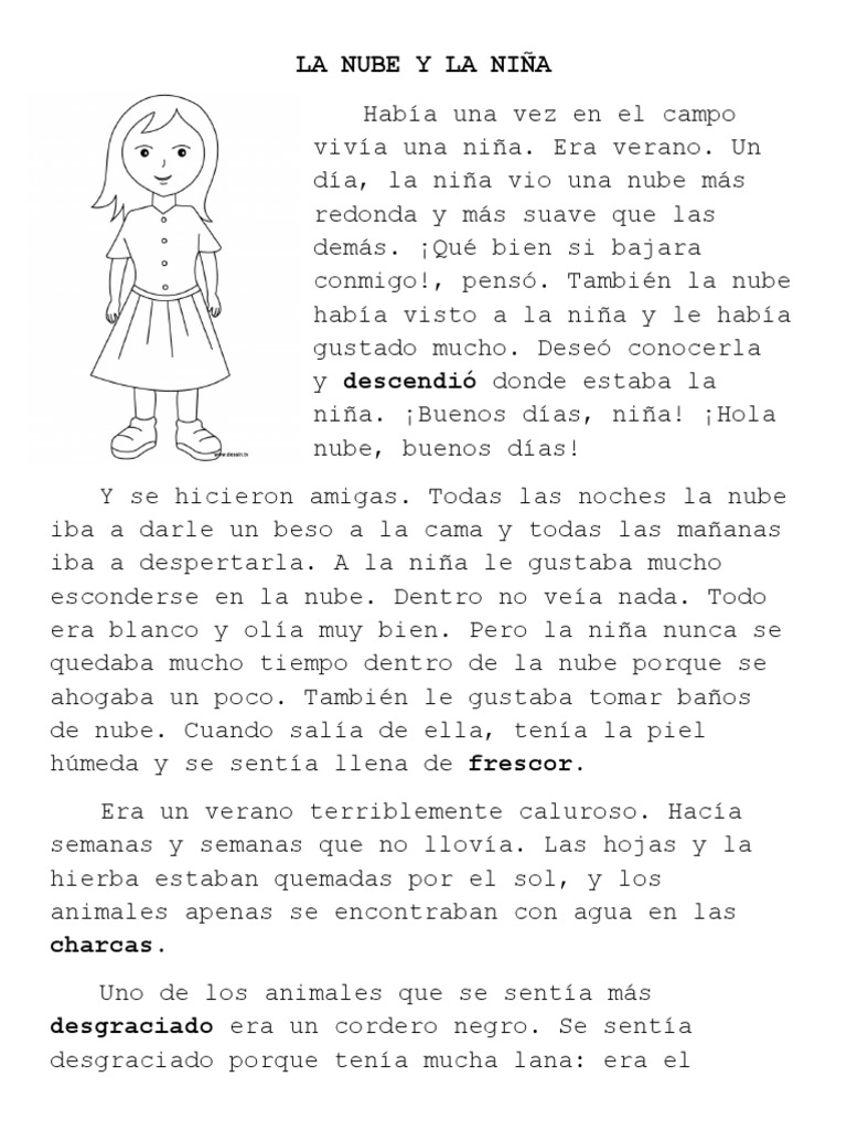 La Nube y La Niña | PDF | Ocio | Naturaleza
