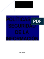 POLÍTICAS DE SEGURIDAD
