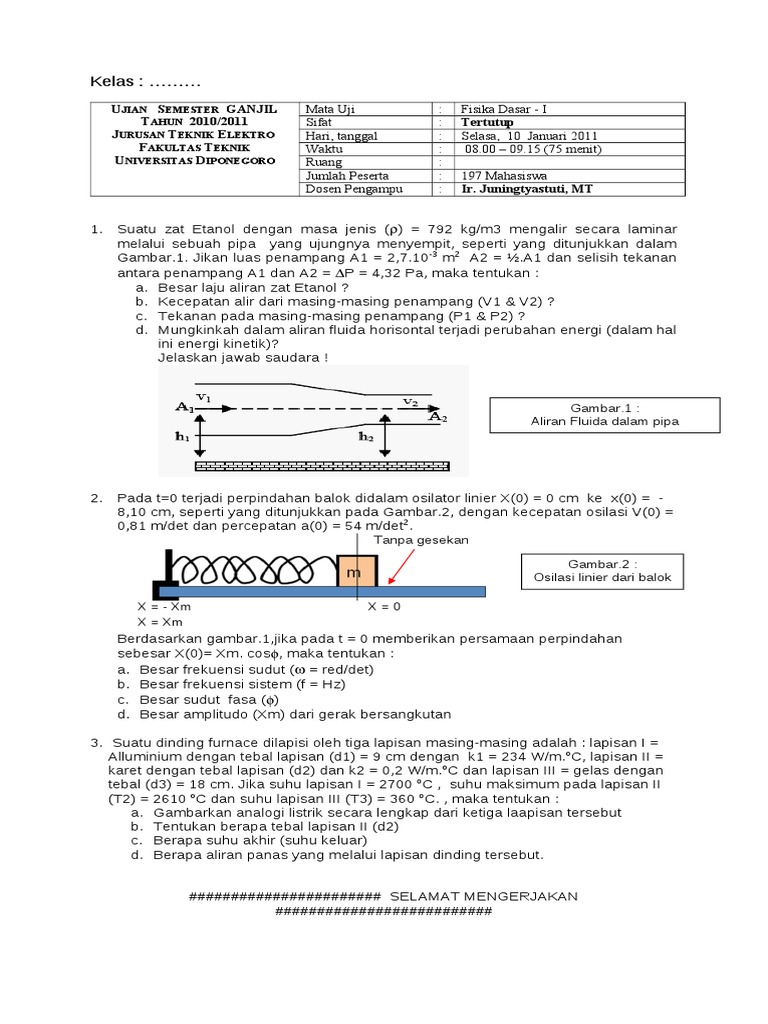 Uas Fisika Dasar I 1