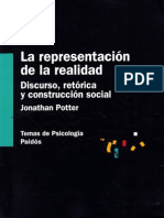103604696 Potter Jonathan La Representacion de La Realidad Discurso Retorica y Construccion Social 1