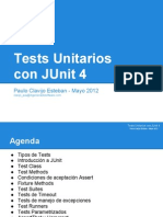 Presentacion JUnit4 PauloClavijo Mayo 2012