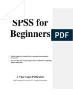 SPSS For Beginners