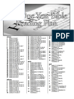 1 Year Bible Reading Plan