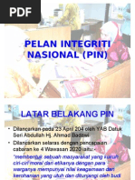 Pelan Integriti Nasional (Pin)