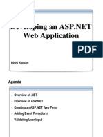 Developing an Aspnet Web Application 28129