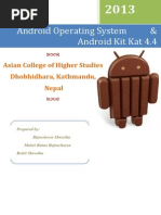 Report On Android OS and Kitkat 4.4