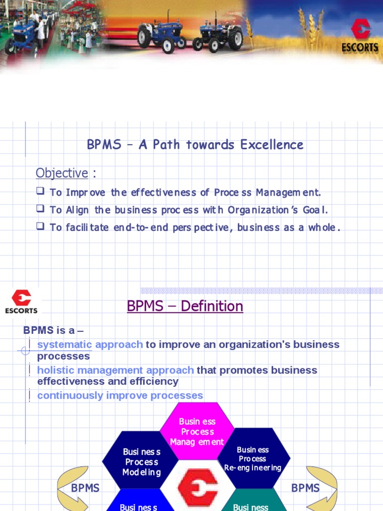 BPMS - A Path Towards Excellence: Objective | PDF | Business Process ...