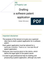 SW Patent Drafting