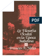 La Filosofia Oculta en La Epoca Isabelina