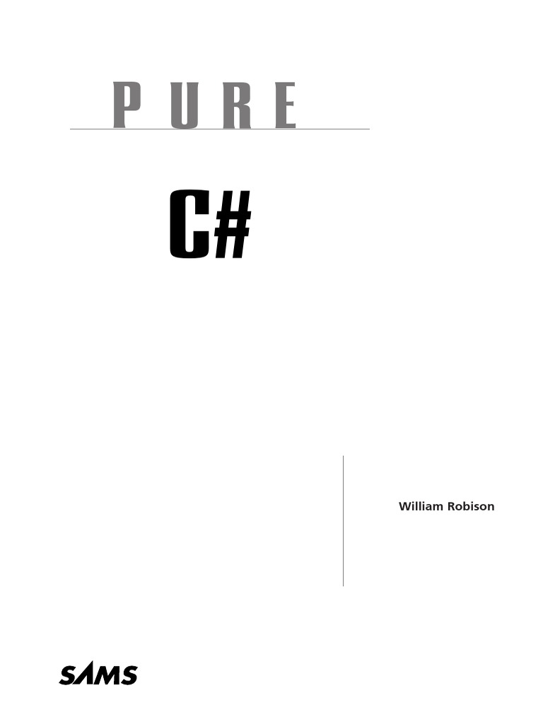 C# Book | PDF | Class (Computer Programming) | C Sharp (Programming ...