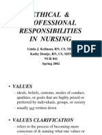 Ethical & Professional Responsibilities in Nursing