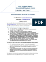 Ejercicio MATLAB Intermedio2013