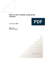 OVUM RIM in the Mobile Enterprise Market