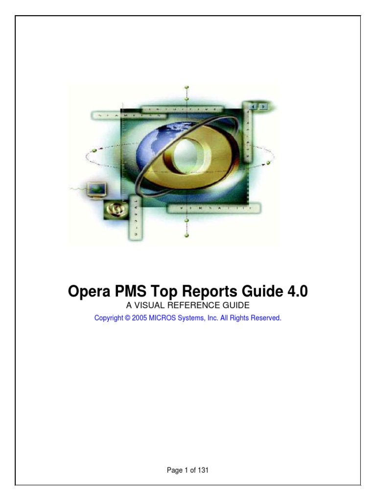Micros Fidelio Opera User Manual