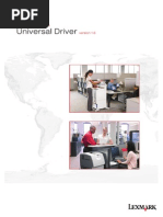 Lexmark Universal Driver v1.6 White Paper