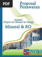 Depot Air Minum Isi Ulang Proposal Penawaran