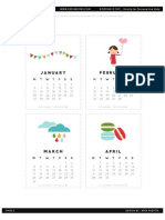 Printable 2014 Calendar Page Two DESIGNISYAY