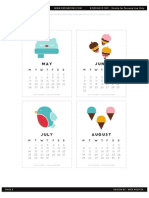 Printable 2014 Calendar Page Three DESIGNISYAY
