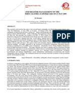 Integrated Disaster Management of The Algiers-Boumerdes (Algeria) Earthquake of 21 May 2003