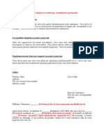 Lettre Motivation Dun Employe Chomage Candidature Spontanee