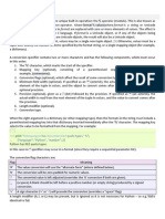 String Formatting Operations