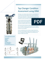 Tap Changer Condition Assessment Using DRM: Prescon Engineering PVT Limited