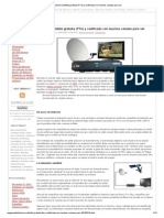 Televisión Satelital Gratuita (FTA) y Codificada Con Muchos Canales para Ver