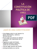 La Constitución Política de 1993