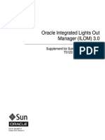 Oracle Integrated Lights Out Manager (ILOM) 3.0: Supplement For Sun SPARC Enterprise T5120 and T5220 Servers