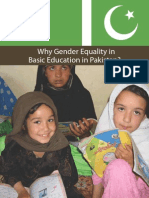 Why Gender Equality in Basic Education in Pakistan