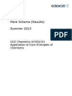 June 2013 - Marking Scheme - Chemistry U2