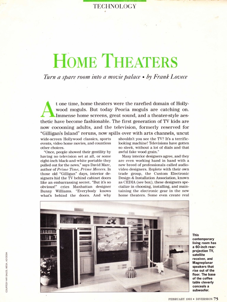 Home Theater Essentials Guide | PDF | Videocassette Recorder | Loudspeaker