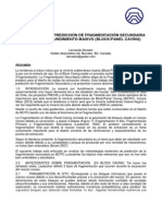 Alternativas de Predicción de Fragmentación Secundaria en Minería de Hundimiento Masivo (Block/Panel Caving)