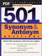 Download 501 SynonymsAntonyms by sedimbi SN19887389 doc pdf