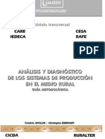 Analisis y Diagnostico de Los Sistemas de Produccion en El Medio Rural Guia Metodologica