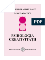 Psihologia Creativitatii