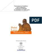 Conferencia El Arte de La Felicidad, Dalai Lama --2007 19p