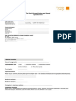 Application Form 2014